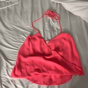 Has been worn. Size small.neon pink